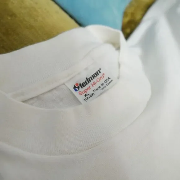 Vintage James Dean 80s Portrait Rare T-Shirt XL Stedman 1987 Movie Star Cigs Tees - Short Sleeve